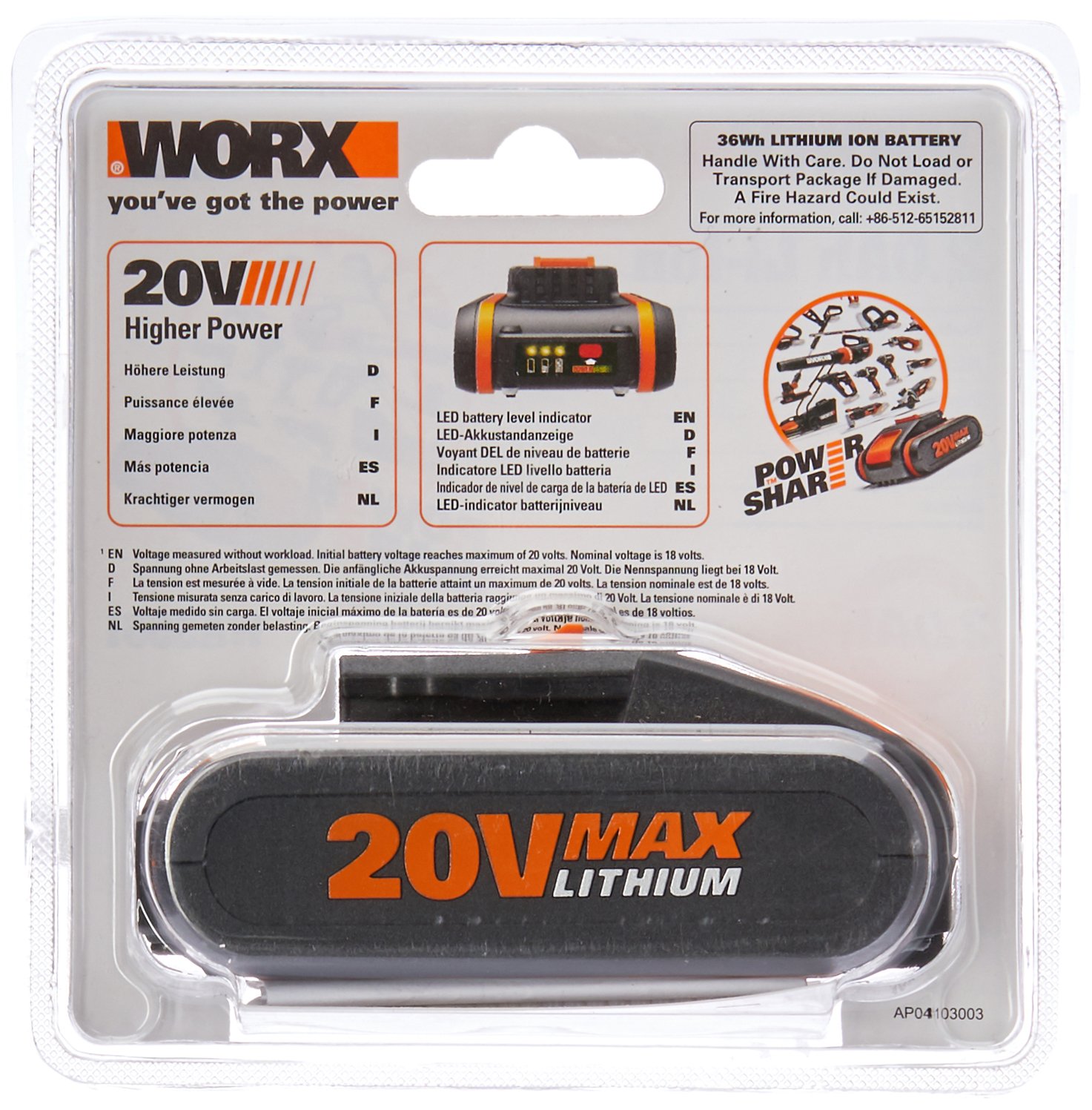 Аккумулятор worx wa3551