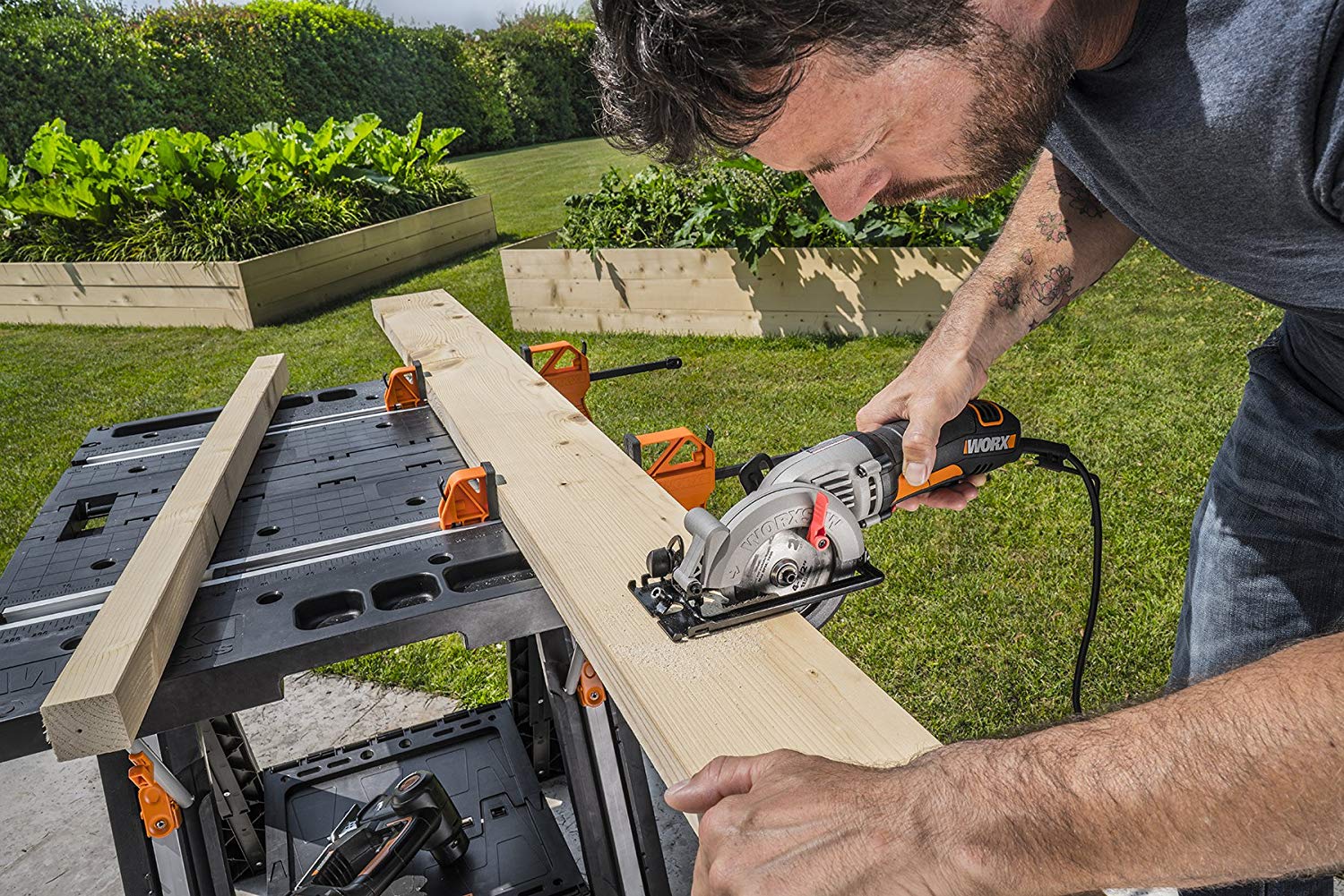 WX051 WORX PEGASUS MULTI FUNCTION WORK TABLE Peninsula Garden & Power